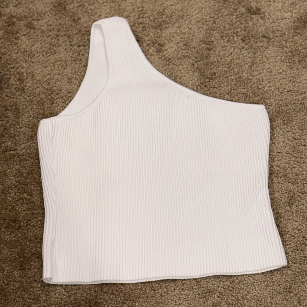 Sincerely Jules White Off Shoulder Crop Top